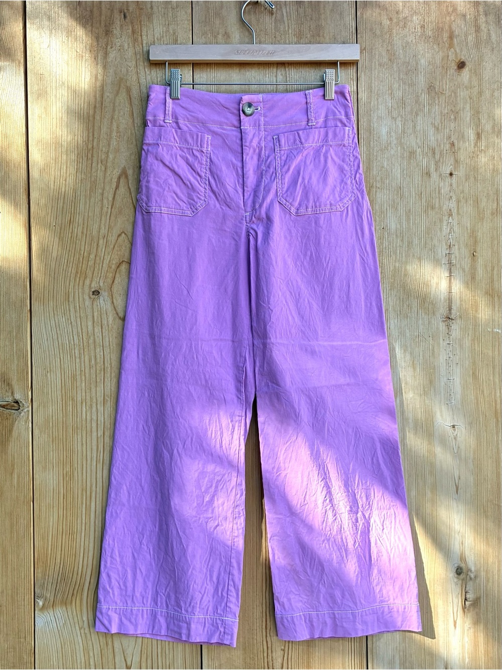 Maeve Colette Wide Leg Cropped Pants Sz 25
